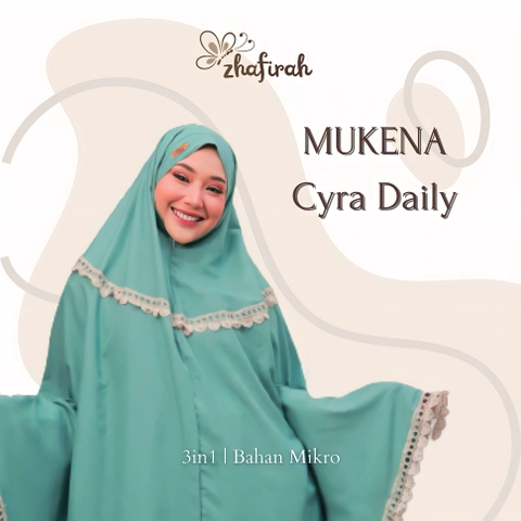 Mukena Cyra 3in1 Daily Series Mikro